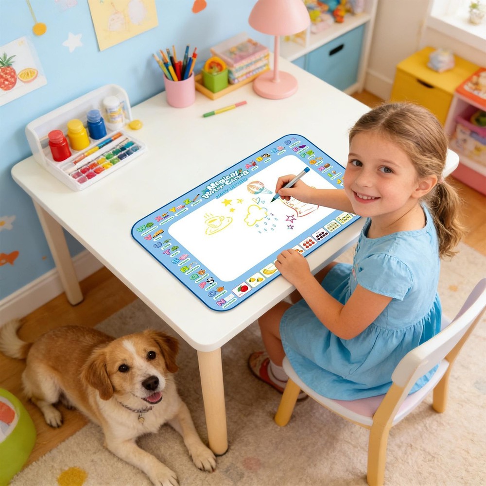 Water Doodle Mat Learning Tablet Writing Board Water Paint Mat