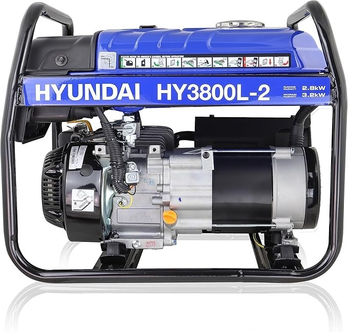 Hyundai Petrol Open Frame Generator 3.2kW / 4kVA
