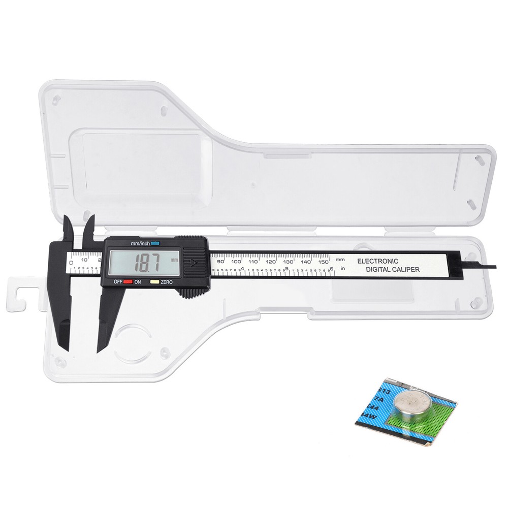 Digital Caliper Vernier Micrometer Electronic Ruler Gauge Meter Measuring Tool