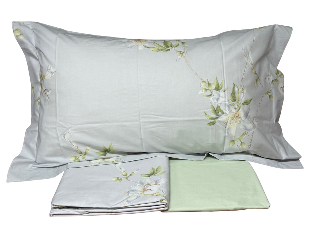 Mirabello Carrara complete double sheets double flounce art. Chorisia