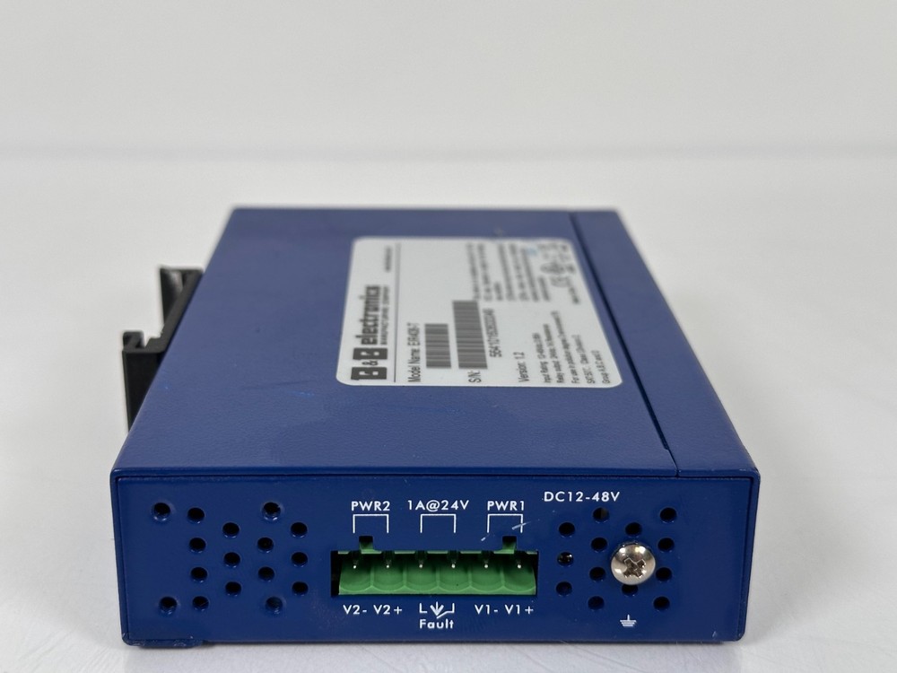 B&B Electronics EIR408-T Version 1.2 Ethernet Switch 8 Port