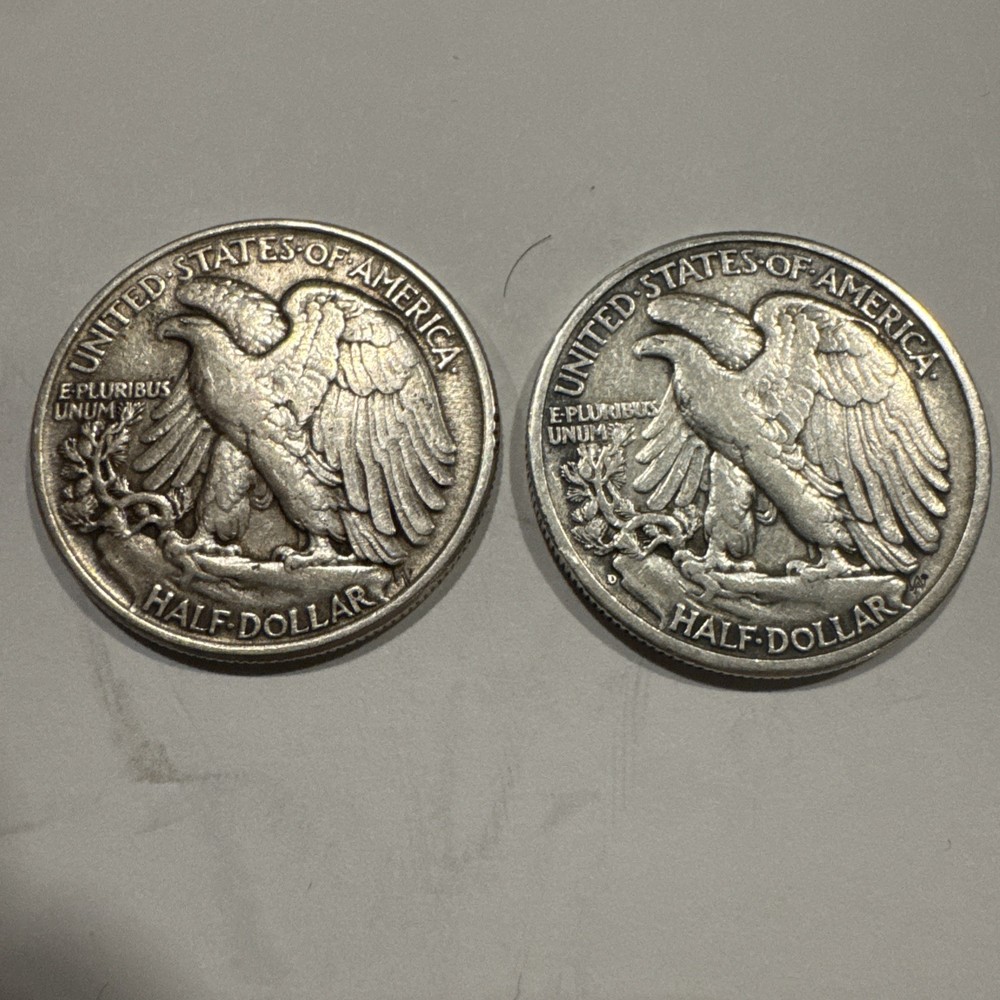 Walking Liberty Half Dollars 50c