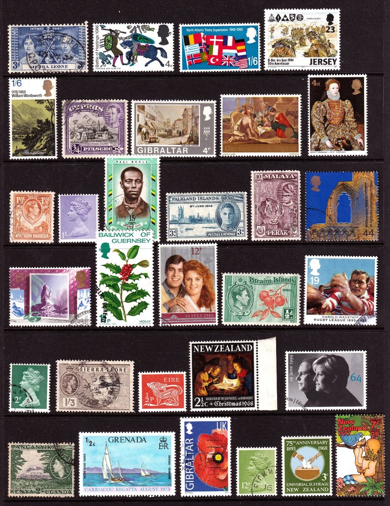British Commonwealth mounted mint and used selection 10