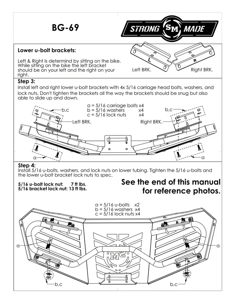 FRONT BUMPER HONDA RUBICON 2020-2024