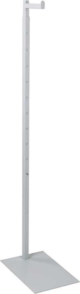 Costumer Clothing Display Stand White Single Valet 72" Garment Rack Adjustable