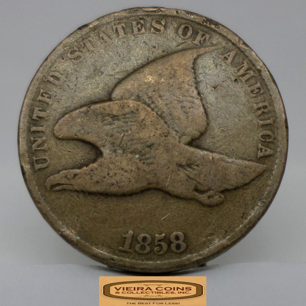1858 Flying Eagle Cent - #C49209NQ