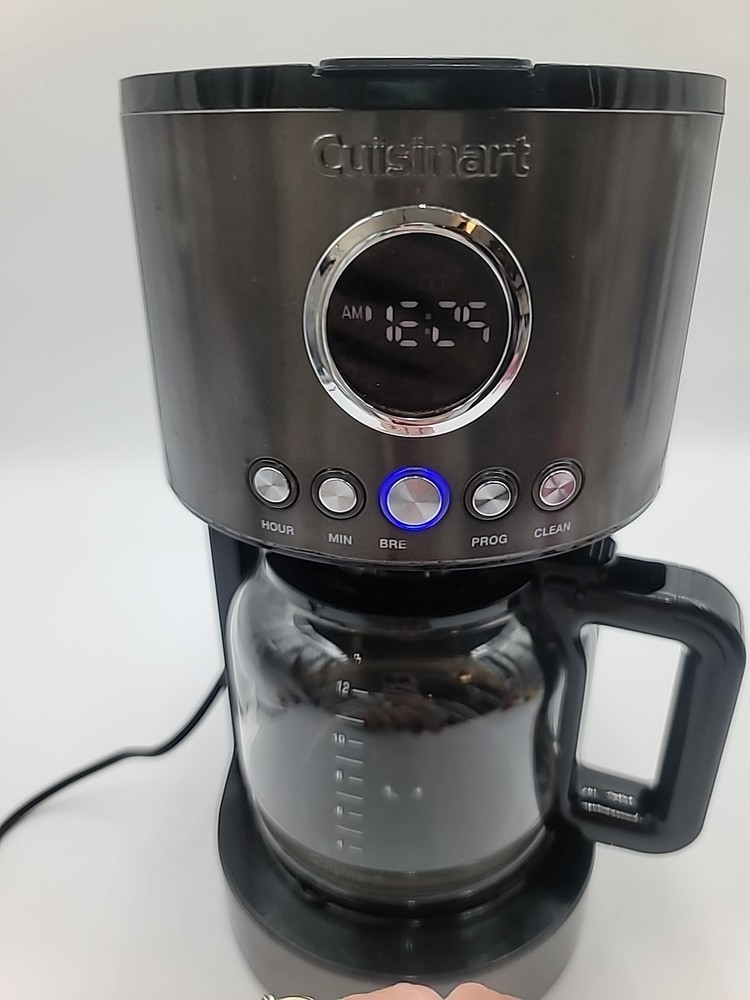 Cuisinart 12 Cup Programmable Coffeemaker DCC-1220 Tested- Works READ