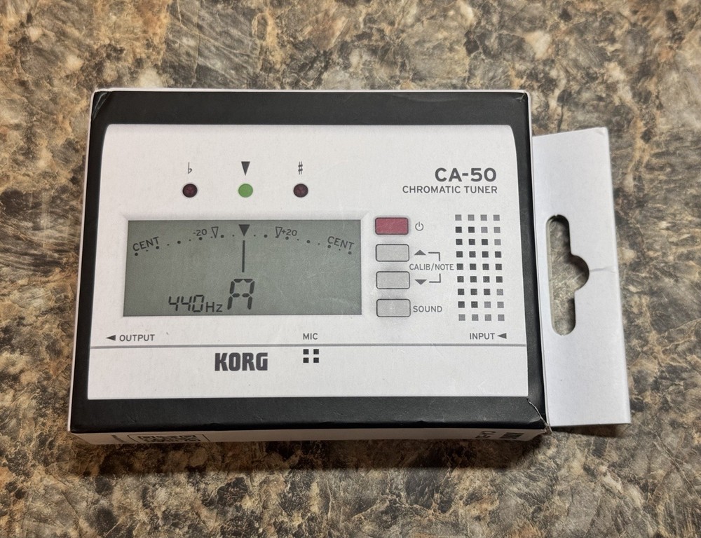 Korg CA50 Chromatic Tuner - Latest Model