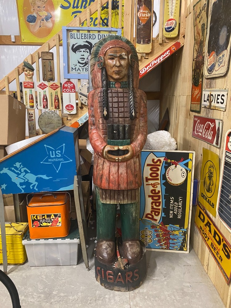 Cigar Store Wooden Indian