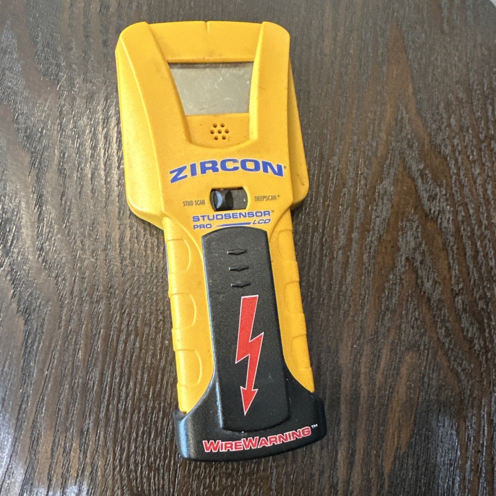 Zircon StudSensor PRO LCD Wall Stud Finder Wood Metal Wire Warning
