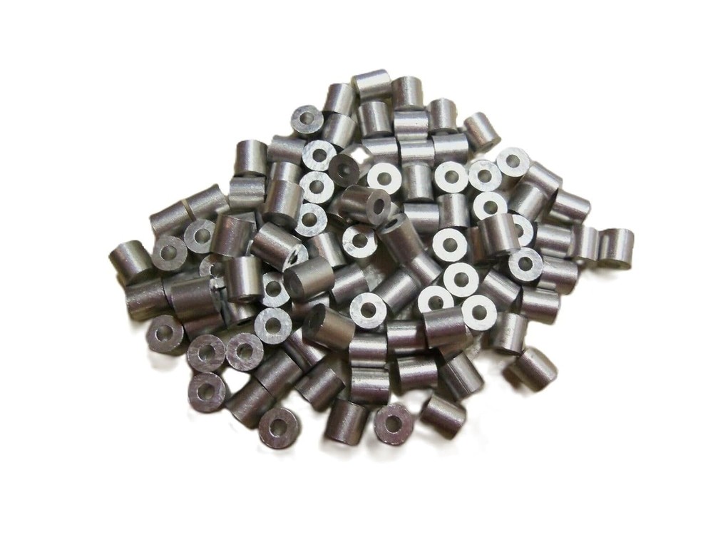 3/32 Aluminum Cable End Stop Buttons 100 Pack