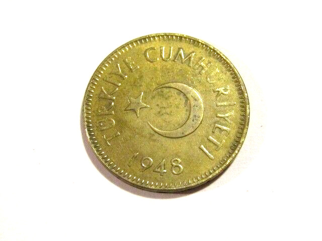 Turkey 1948 25 Kurus Coin