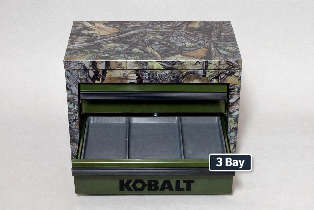 Kobalt Mini Toolbox Drawer Organizer Insert – Utility Layout - Gray