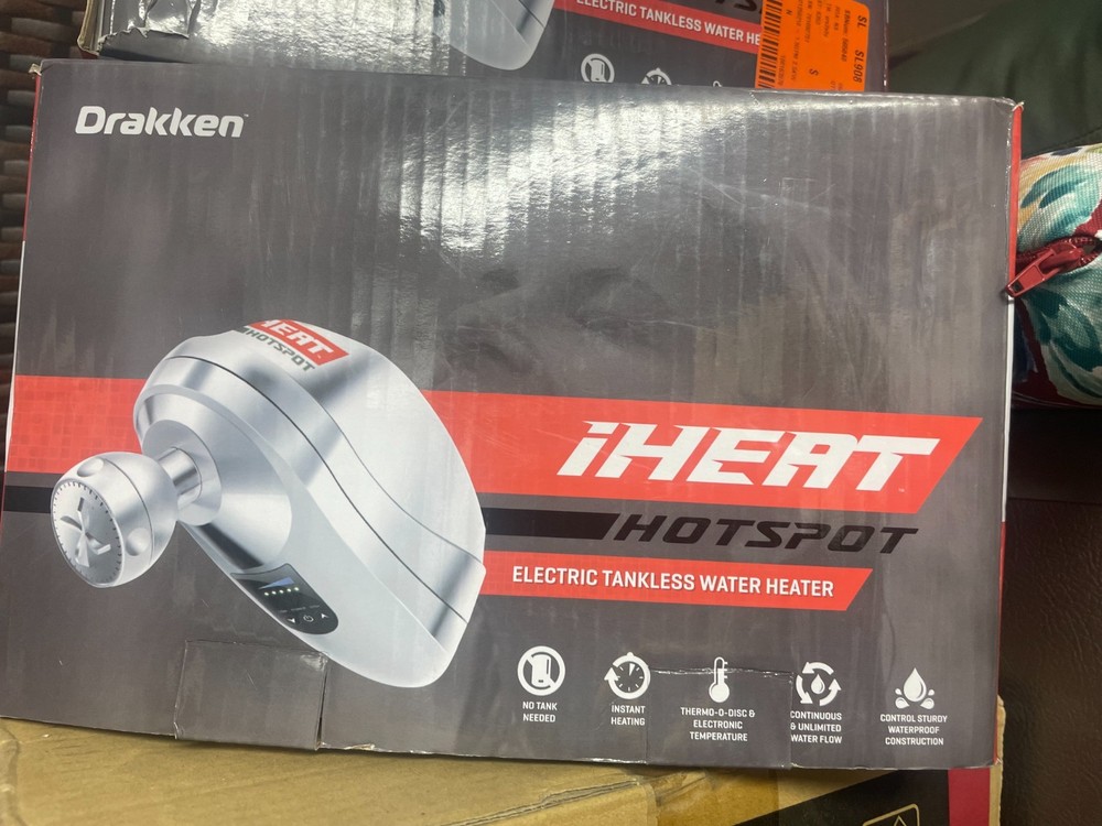 iHeat AHSH2500 Tankless Water Heater/Boiler - Silver