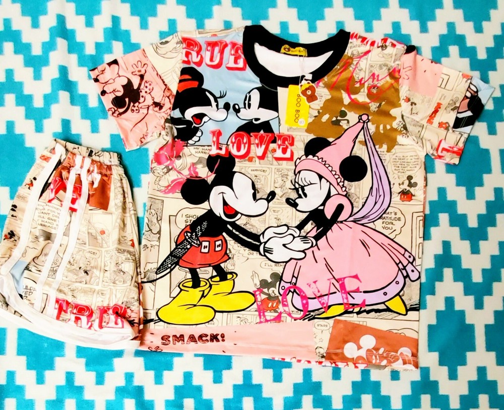 Mickey Minine Mouses Pajamas Set