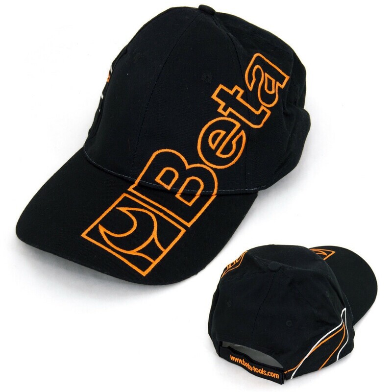 ORIGINAL BETA Black Adjustable Cotton Beanie