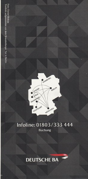 Deutsche BA timetable 1997/10/26