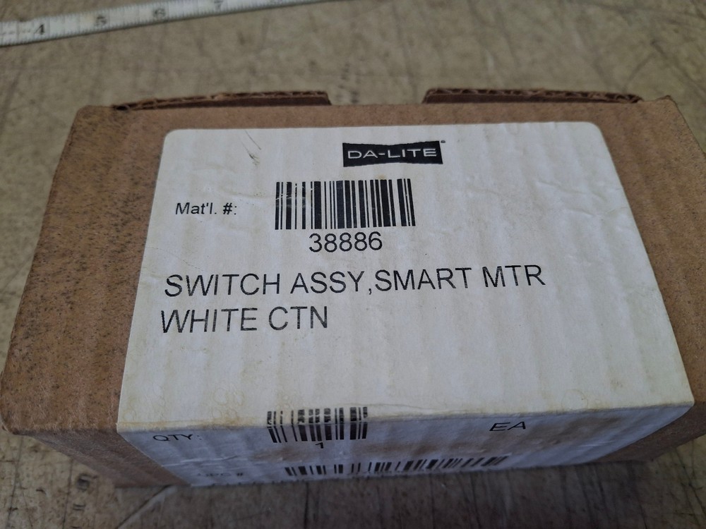 Da-Lite 38886 Built-In Smart Motor Hardware Kit Switch White