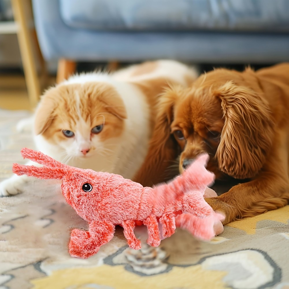 Electronic Gravity Jumping Shrimp Pet Toy