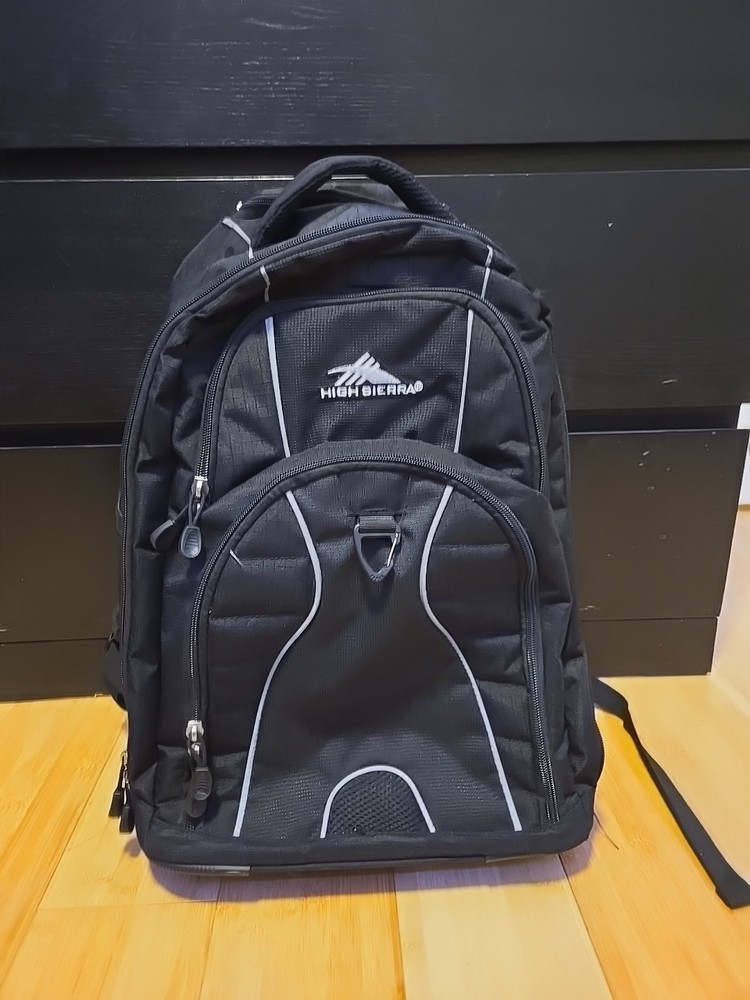 High Sierra Freewheel Wheeled Computer Backpack Telescoping Handle, 20.5"