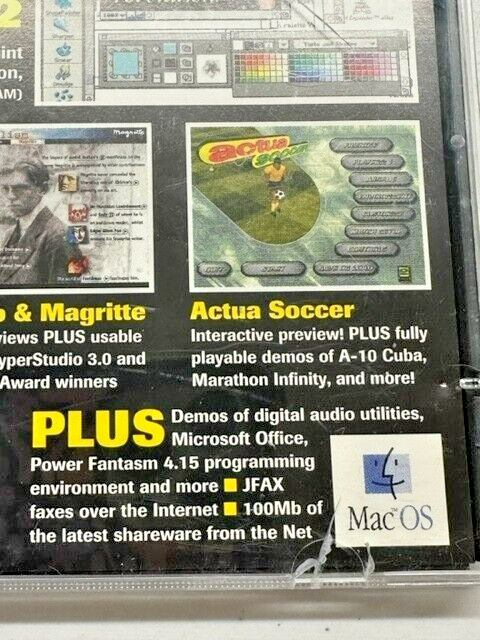 Mac Format CD-Rom Disc January 1997 Media Paint 1.1.2