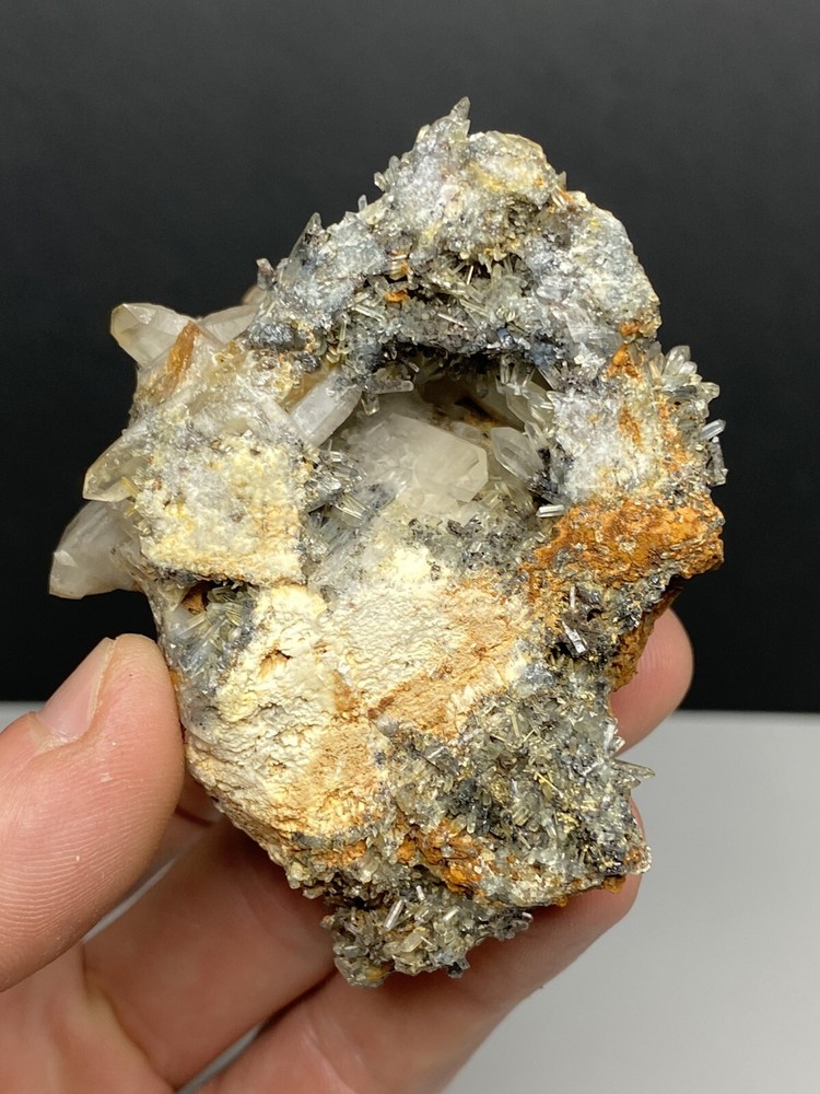 Unique Rare Lattice Quartz on Feldspar - Erongo Mountains, Namibia