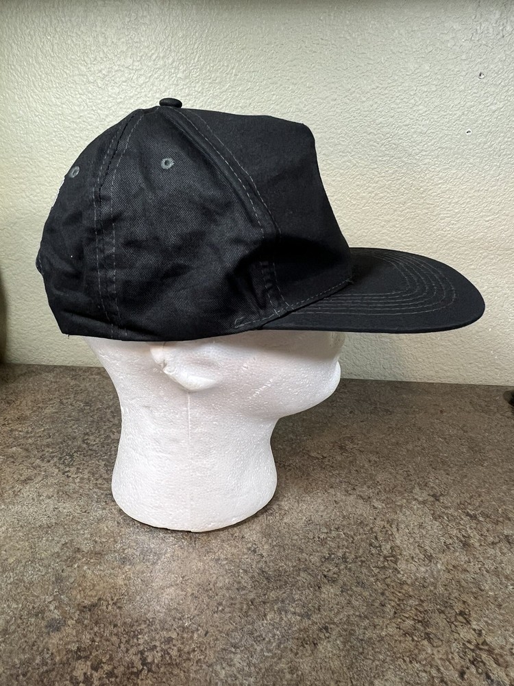 THE PUNISHER Hat Skull with Rear Printed Logo Adjustable Snapback Black Marvel