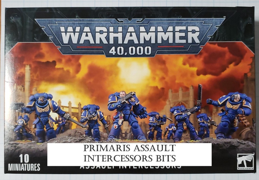 Warhammer 40k Space Marine Primaris Assault Intercessor BITS BITZ Multi Listing