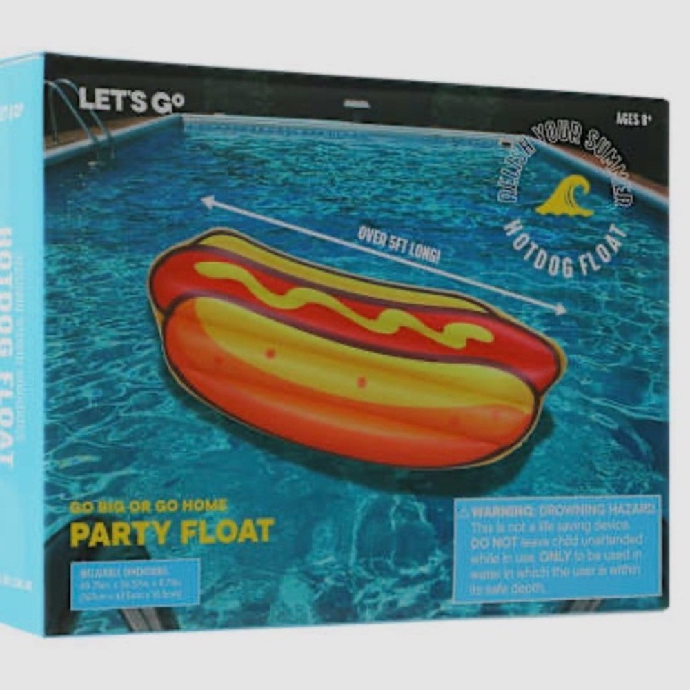 HOT DOG Pool Party Float