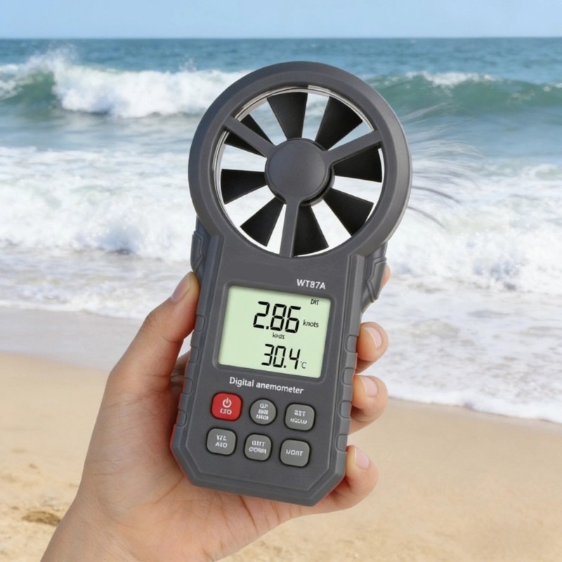 Handheld Wind Gauge Handheld Digital Anemometer for Wind Speeds
