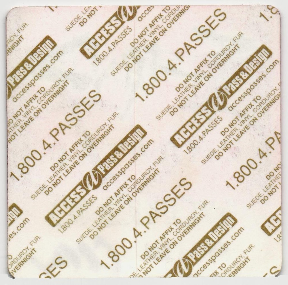 Vintage 1993 Spin Doctors Concert Backstage Pass Phoenix AZ