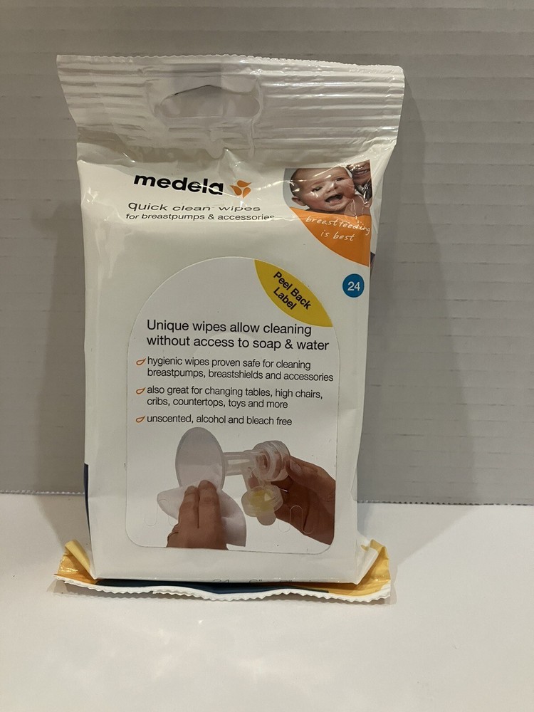 Medela Quick Clean Breastpump Accessory Wipes 24pcs/Pack
