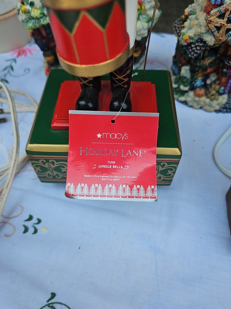 Macy's Musical Drummer Bear Nutcracker