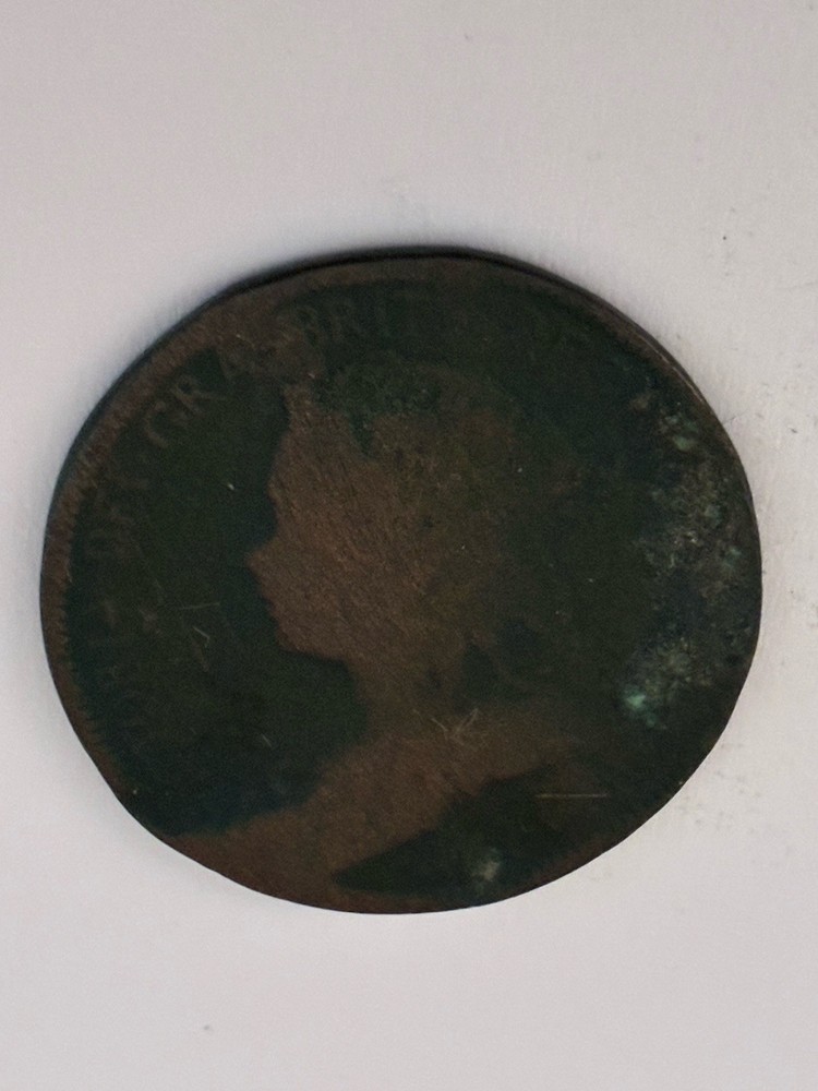 Queen Victoria 1897 half Penny ￼