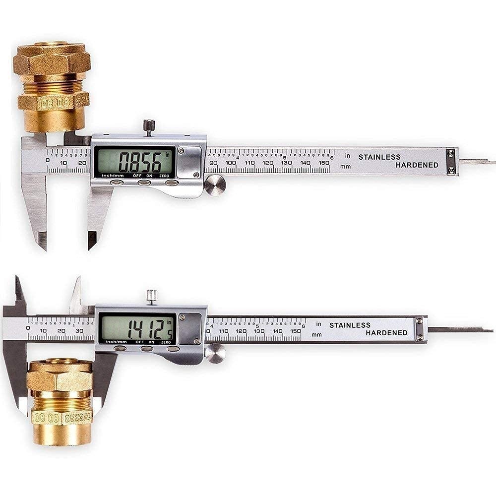 Electronic Caliper - Multifunctional Stainless Steel Tool with Large LCD