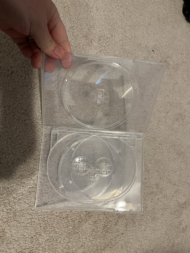 4 Disc DVD Case Clear