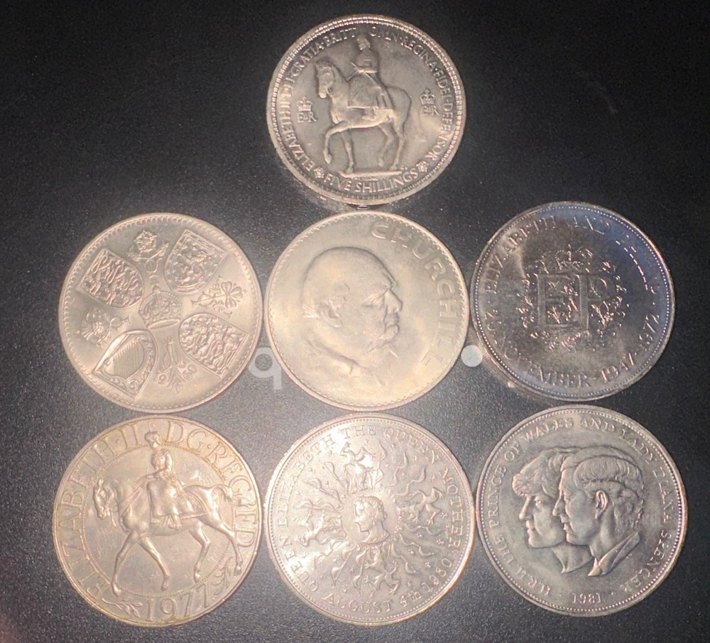 7 Crown Coin Set