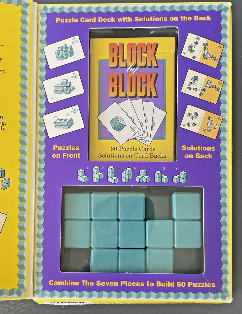 Block by Block Puzzle 1995 Visual-Spatial Reasoning Builder