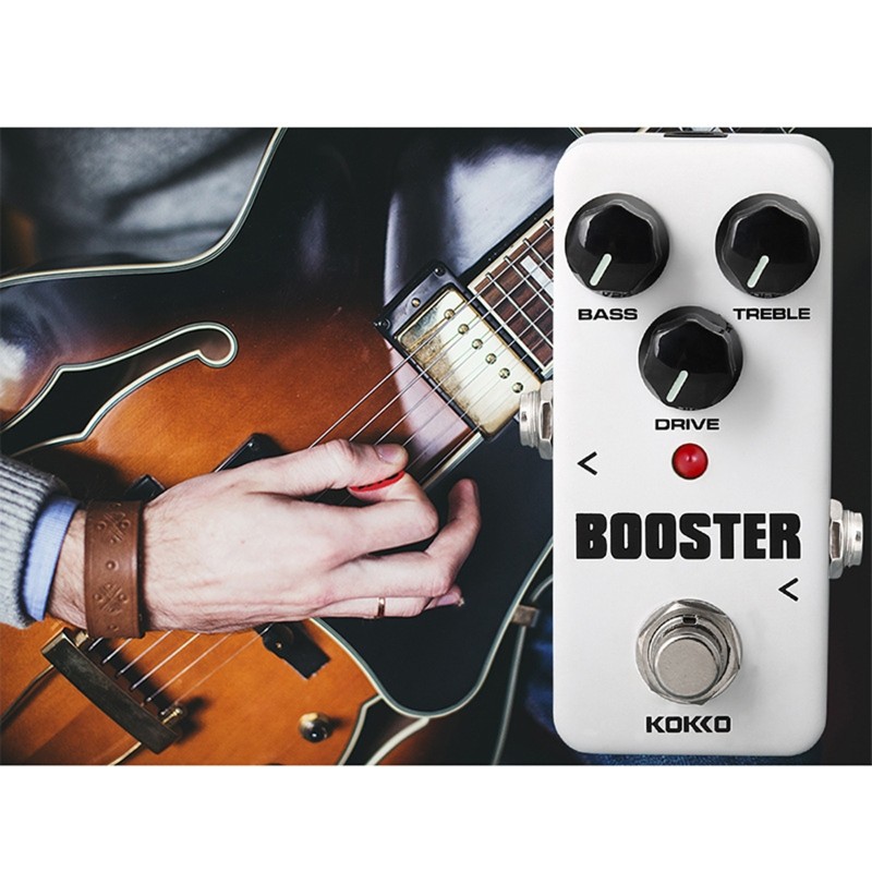 Professional Boost Guitar Effect Pedal,True Bypass Full Metal for Shell