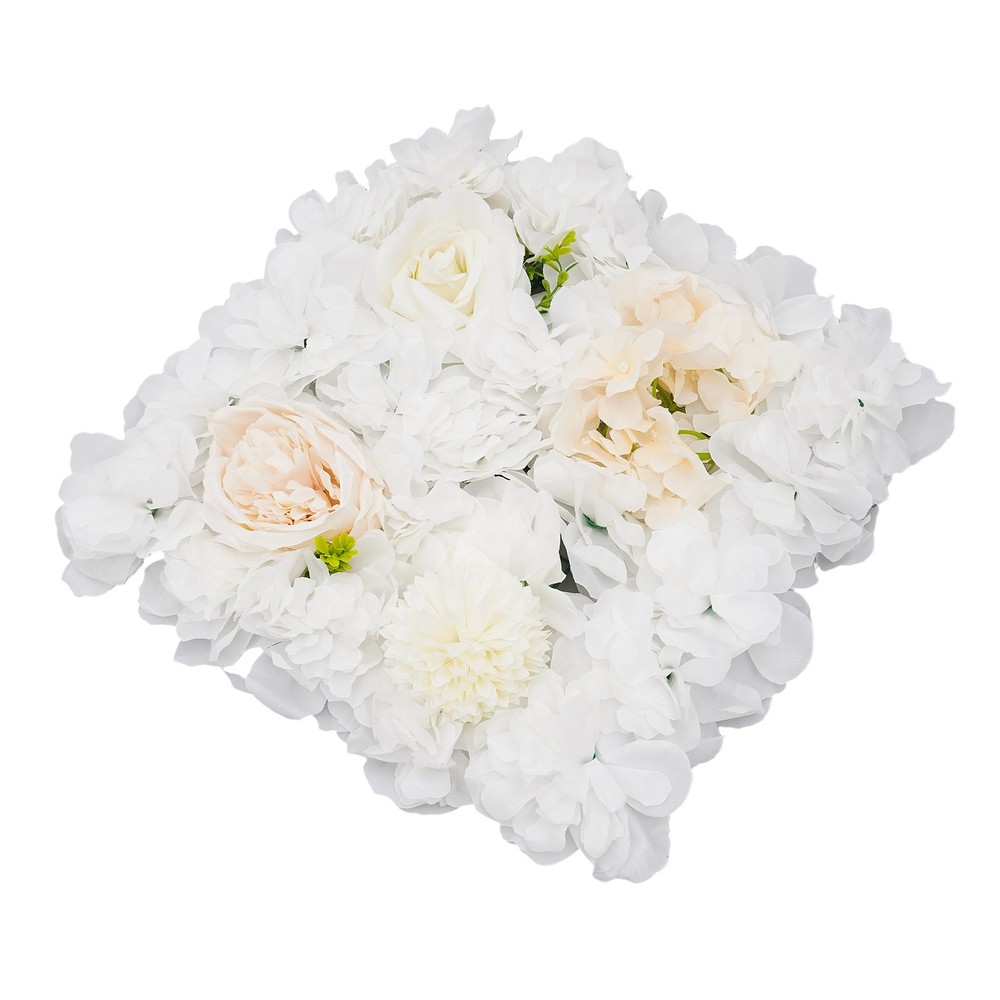 Artificial Flower Wall Panels, Artificial Flower Wall Backdrop, 12PCS Panels