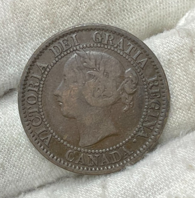 1859 Canada One Large Cent Coin