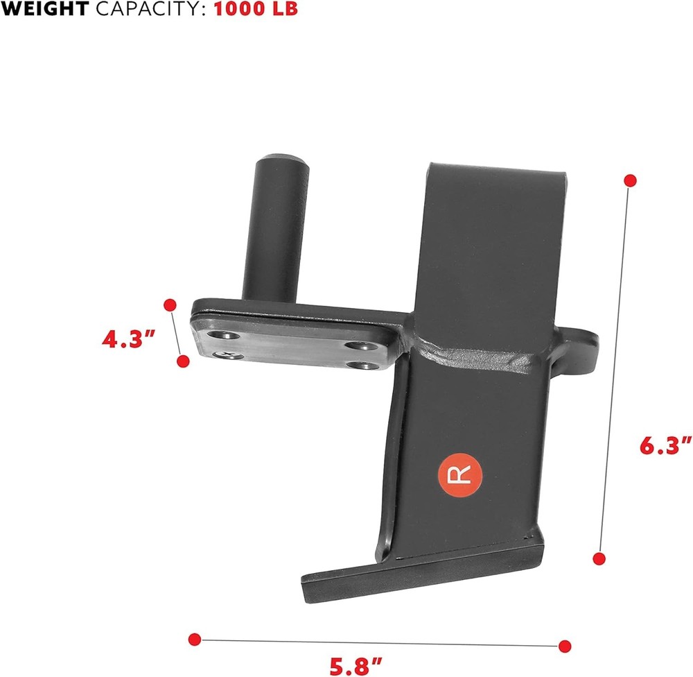 Power Cage J-Hooks with Protective Padding - Ultimate Home Gym Accessory