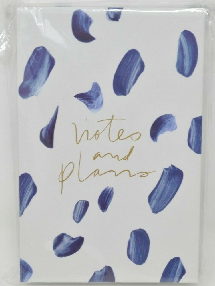 Fringe Studio Note and Plans Indigo Marks Notepad, Lined Pages