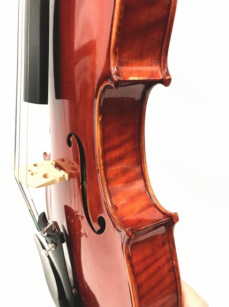 ADVANCED 4/4 SIZE VIOLIN, Dominant Strings + Despiau Bridge,DEEP & POWERFUL TONE