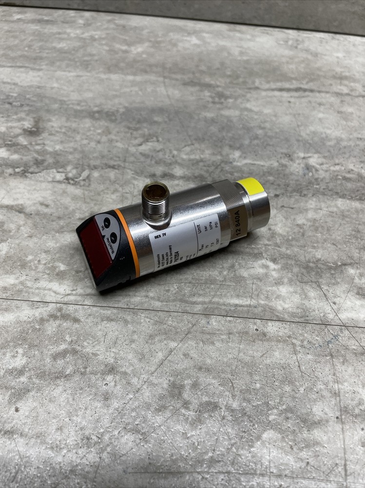 IFM PN7204 Pressure Sensor / Transmitter With Display, Lightly Used