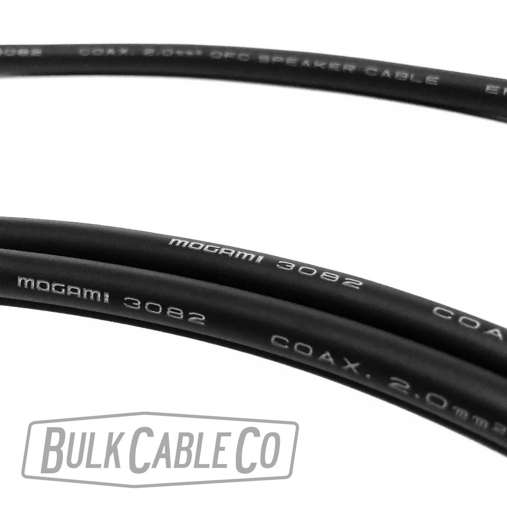 12" - Mogami 3082 Combo Amp Speaker Cable - Switchcraft Right Angle / Spade