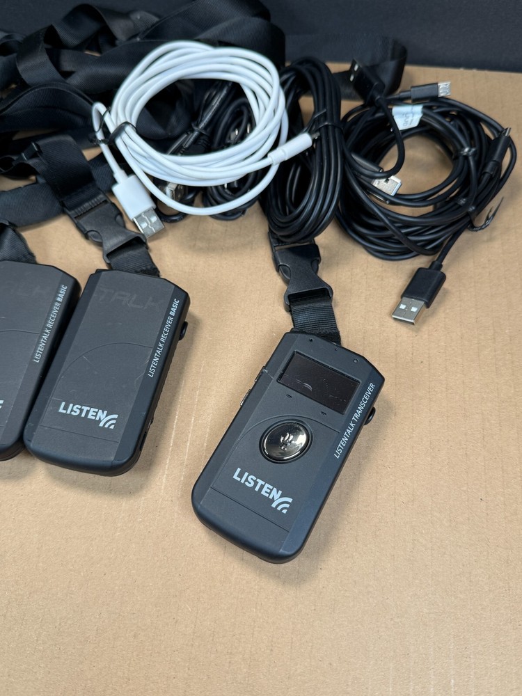 Listen Technologies LKR-12 ListenTALK Receiver Basic & Transceiver Ships Fast!!