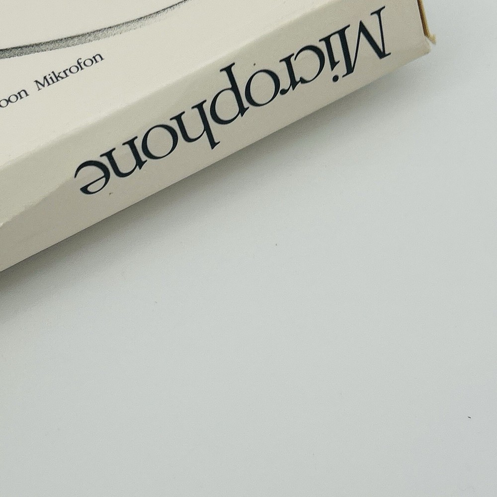 VINTAGE 1990 Apple Microphone Original Box Apple Computer Mic Electronics NEW