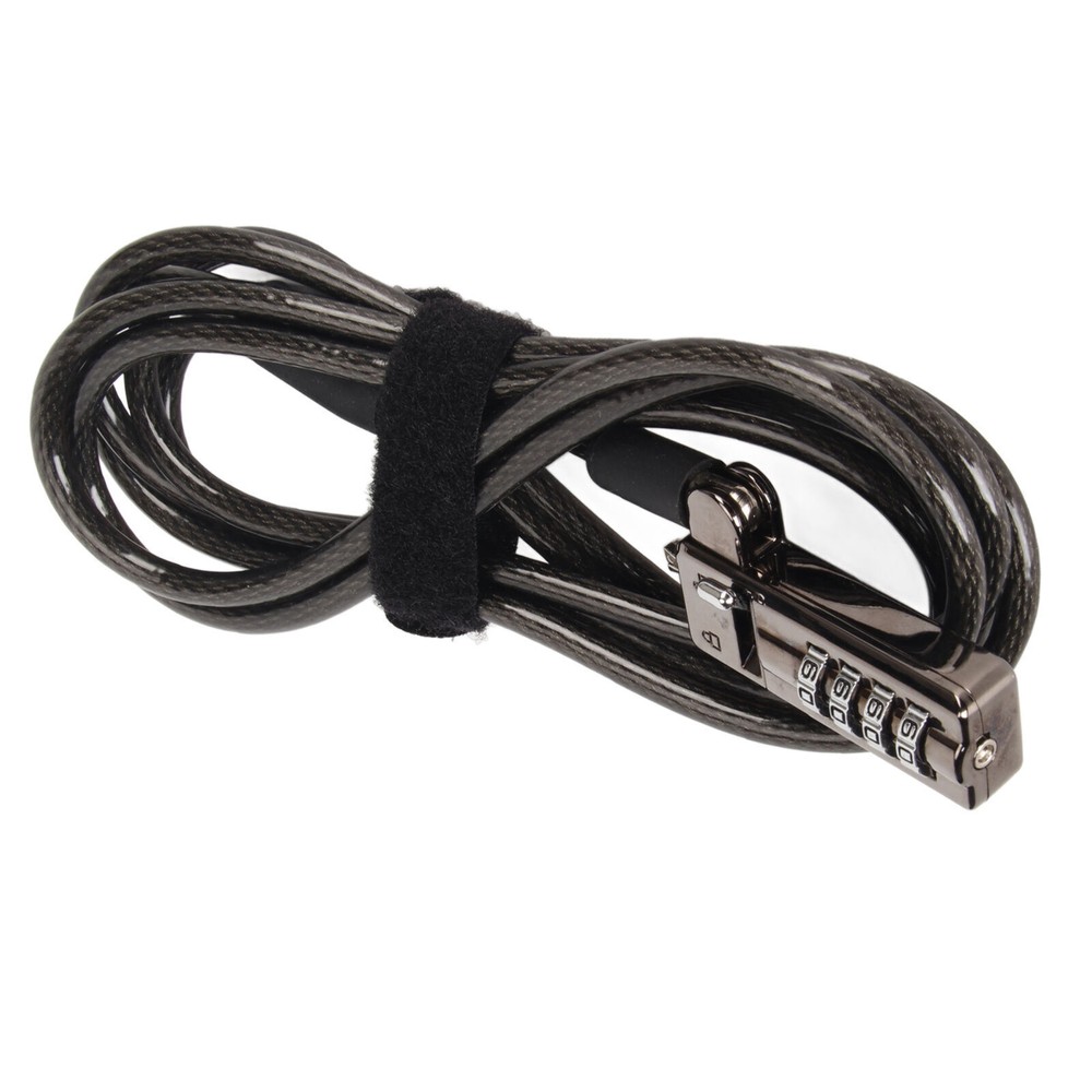 Laptop Lock 4 Digit Cipher Durable Portable Computer Security Cable with Lock