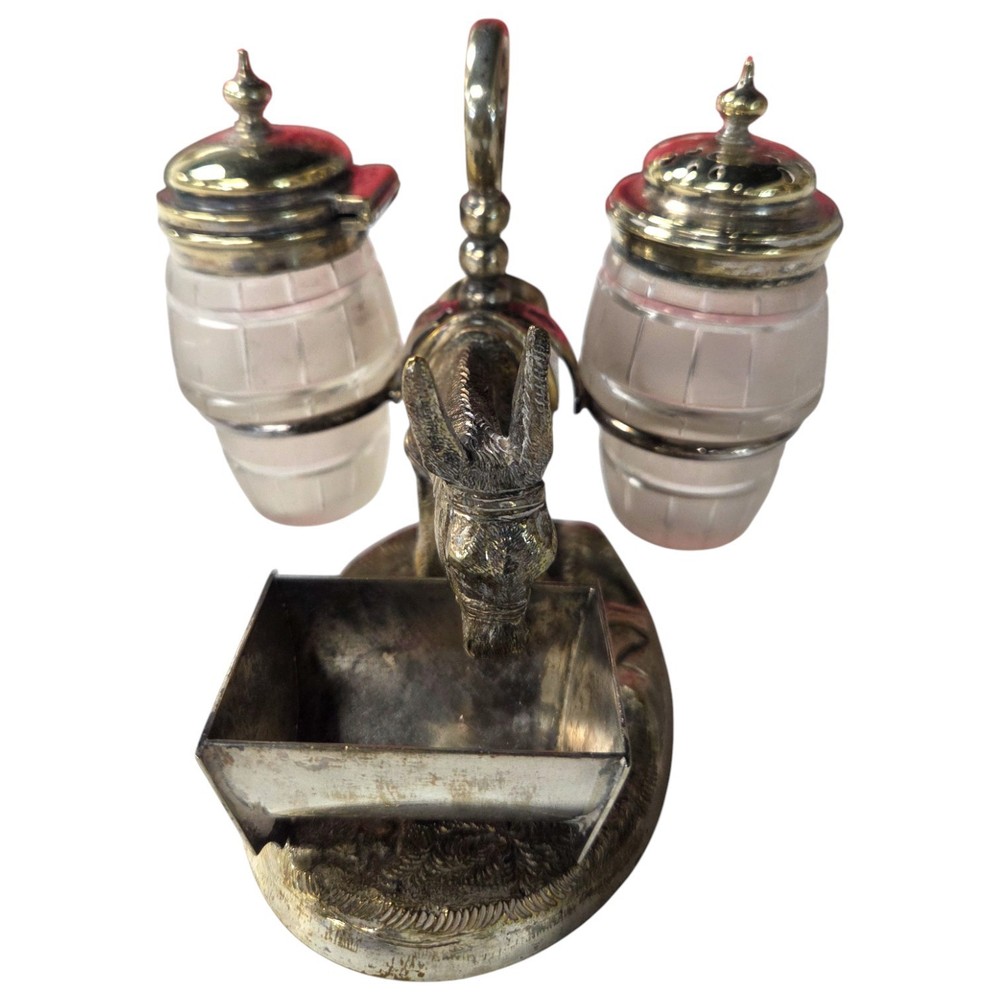 Victorian Figural Cruet Set
